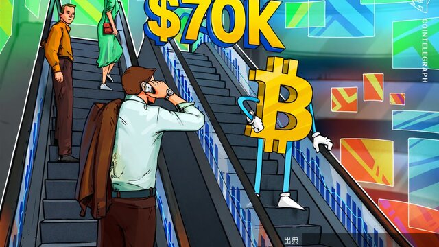 [暴落] ビットコイン7万ドル割れ